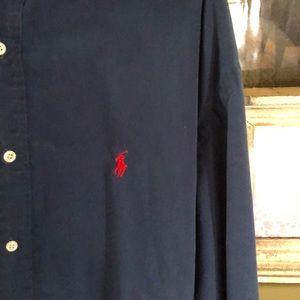 Ralph Lauren Shirts - Ralph Lauren Polo navy blue button down medium Ralph Lauren Shirts - Ralph Lauren Polo navy blue button down medium